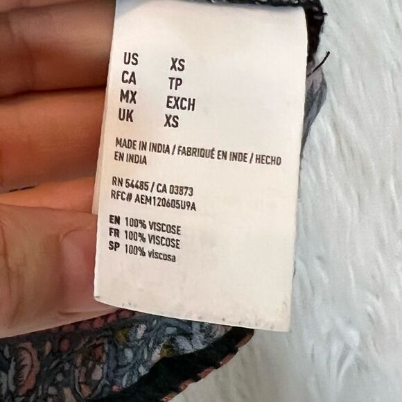 american Eagle Outfitters floral boho blouse - Picture 3 of 4